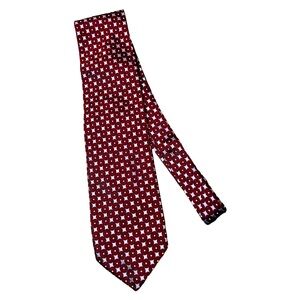 Altea For Lord & Taylor Burgundy Geometric Tie
